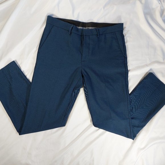 grafton Other - Grafton Slim Fit Blue Dress Pants